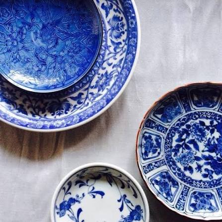 青花瓷手绘 / Porcelaine peinte à la main